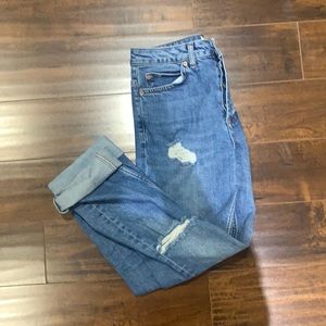 Topshop high rise jeans